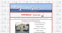 Desktop Screenshot of hjbmarine.com